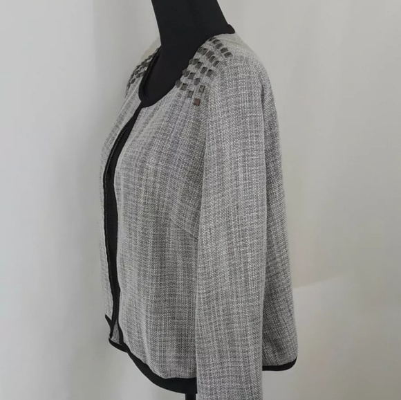 Ashley Stewart Plus Size 16W Tweed Blazer - Picture 7 of 8